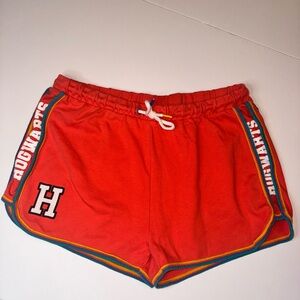 Harry Potter Gryffindor Athletic Shorts M&S Wizarding World Red Youth 14-15